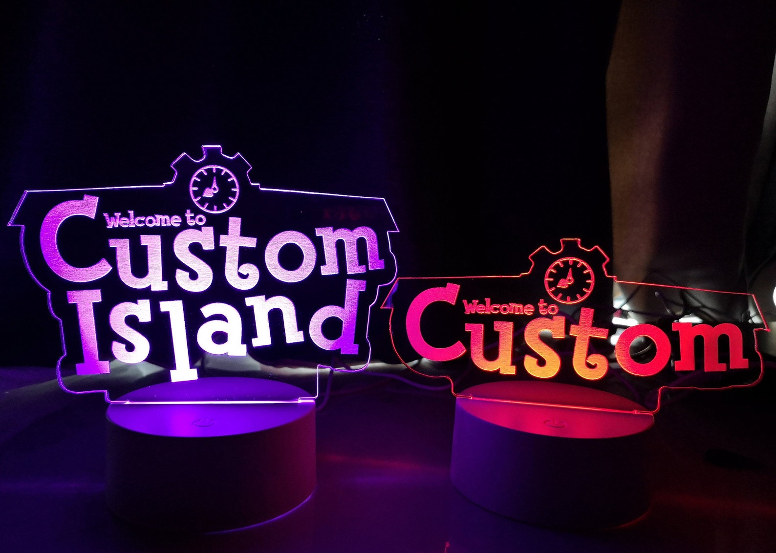 Personalised Animal Crossing Led Light. Acnh LED Lamp. Acnh Etsy