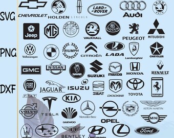 Car Logo Svg Etsy