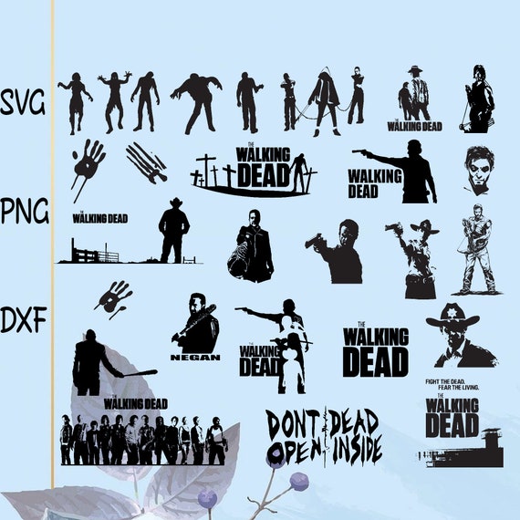 Download The Walking Dead Svg Png Dxf Vinyl Cut Files Cricut Etsy