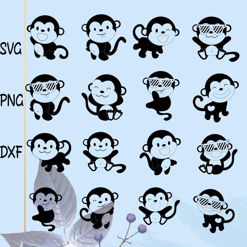 Free Free 192 Cute Monkey Svg Free SVG PNG EPS DXF File