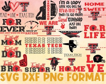 Texas Tech Svg Etsy