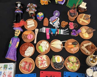 Dia de Muertos, Mini Ofrendas,  Catrinas, Nichos, Altates, pet altar gato perro