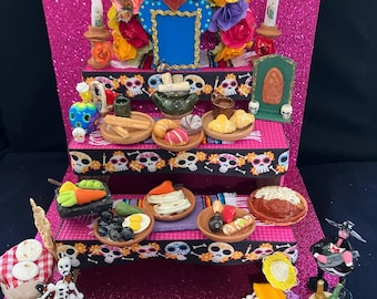 Día de Muertos Mini Altares  y Ofrendas