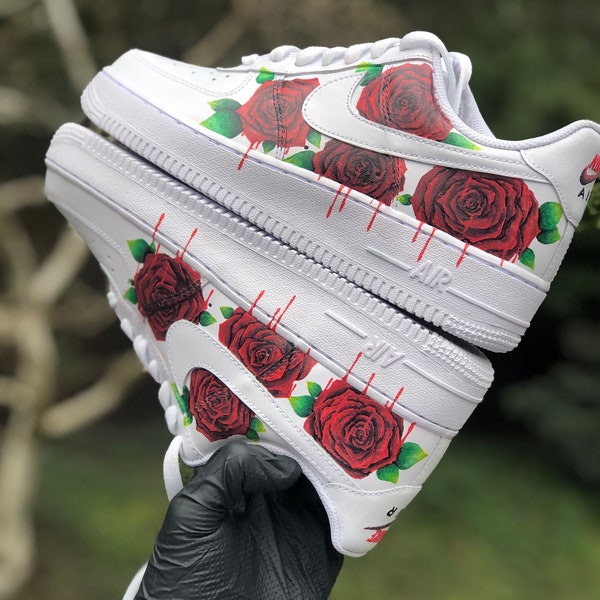 Red Rose Custom Air Force 1