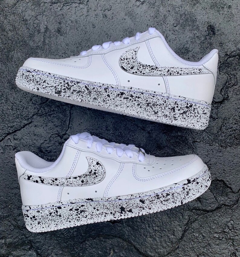 custom af1 paint splatter