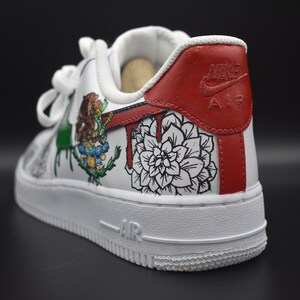 custom mexican flag af1