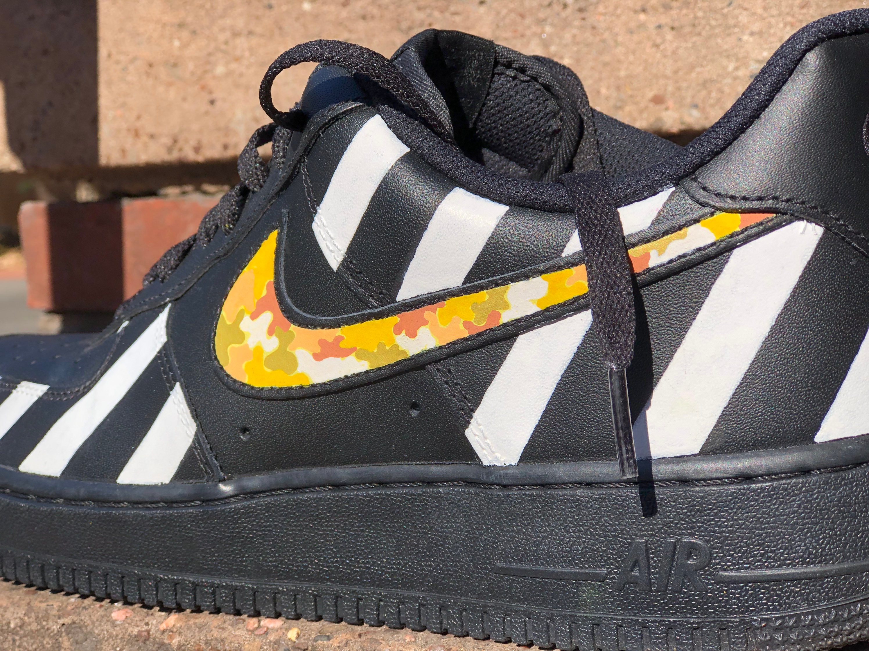 custom air force off white