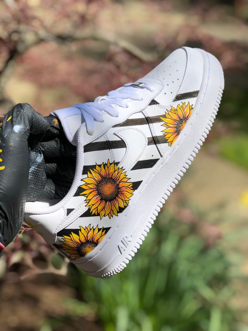 air force 1 custom sunflower