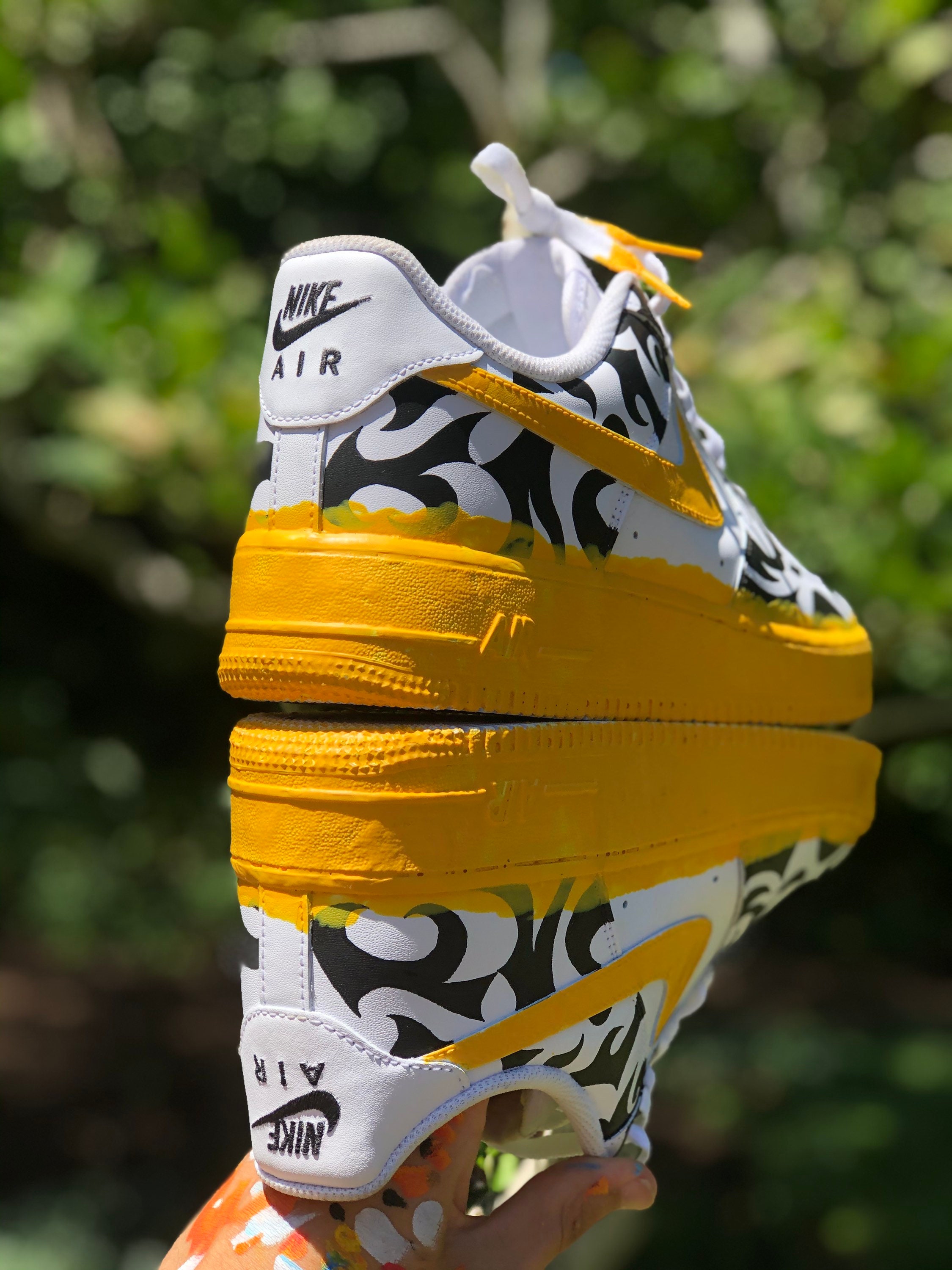 Yellow Jacket Air Force 1 Custom