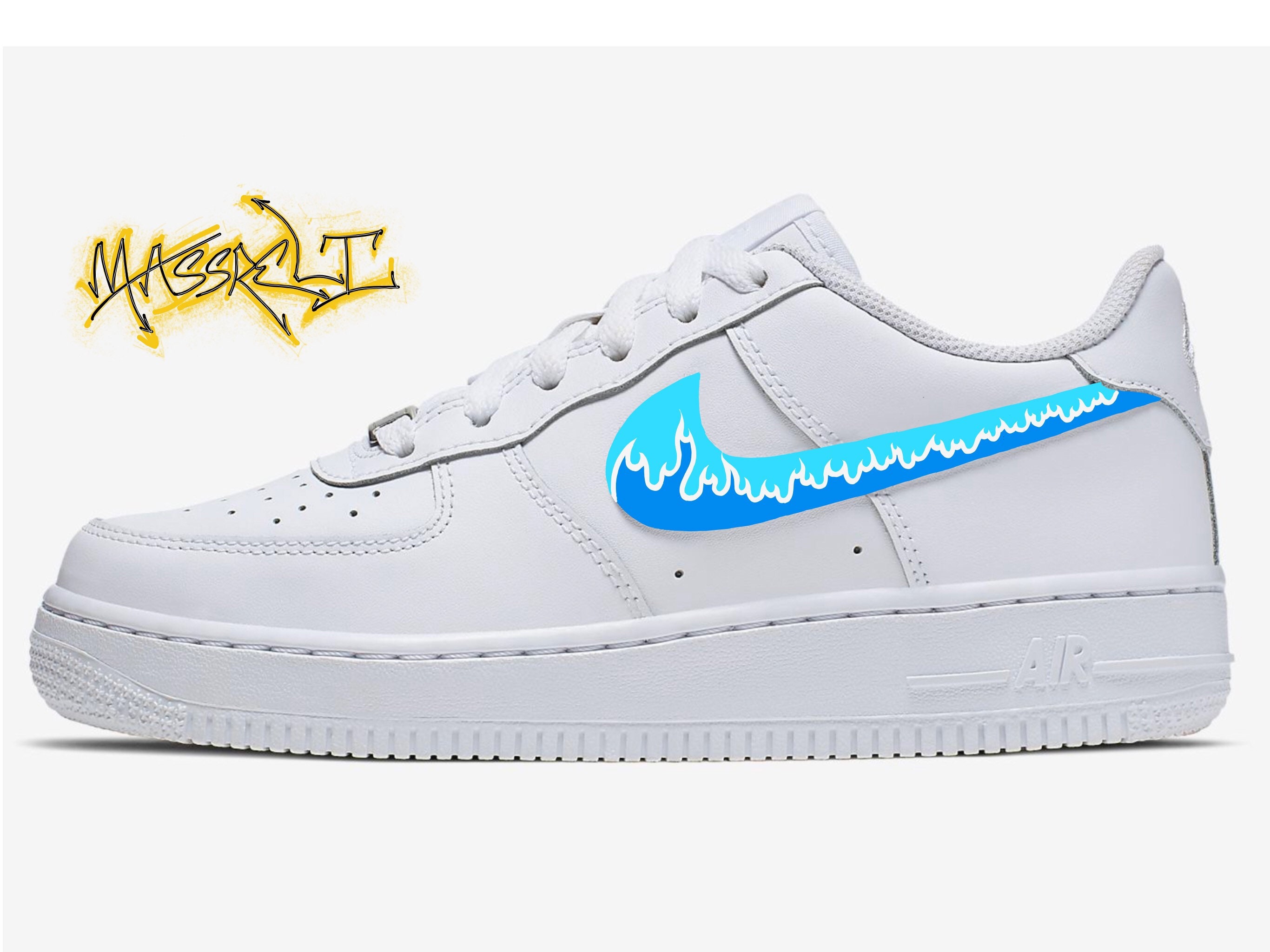 light blue air force 1s