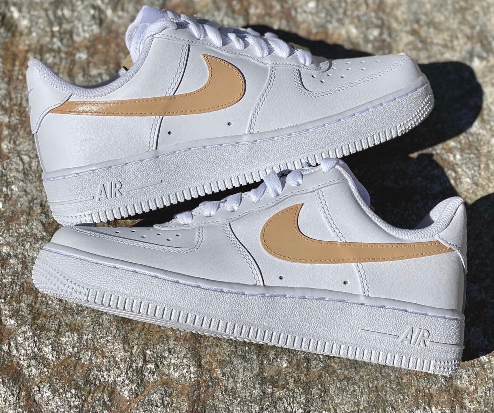Light Tan Custom Air Force 1 - Etsy France