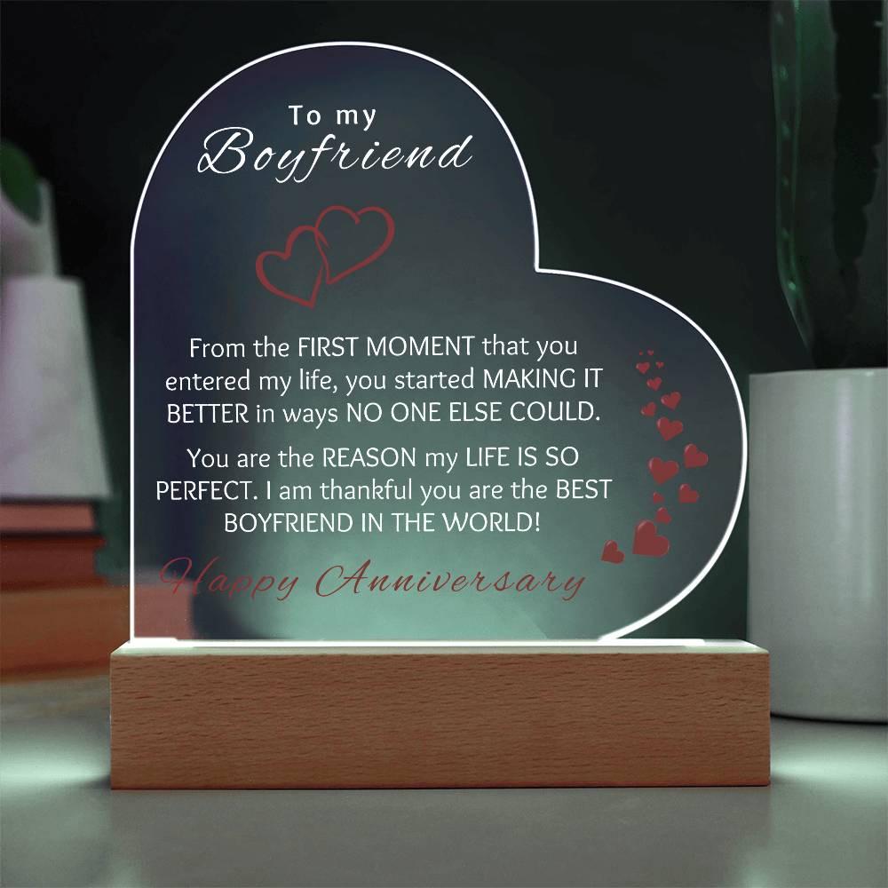 Custom Personalized Couple Square Acrylic Plaque - Gift Idea For Coupl