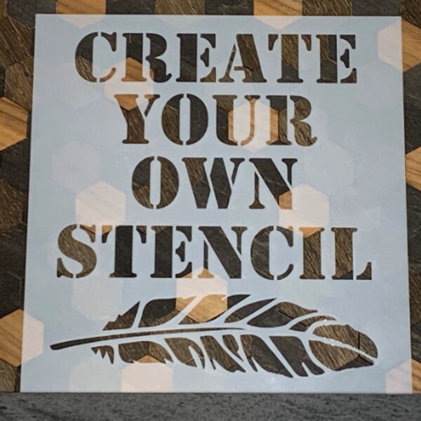 Custom Made Stencil Etsy