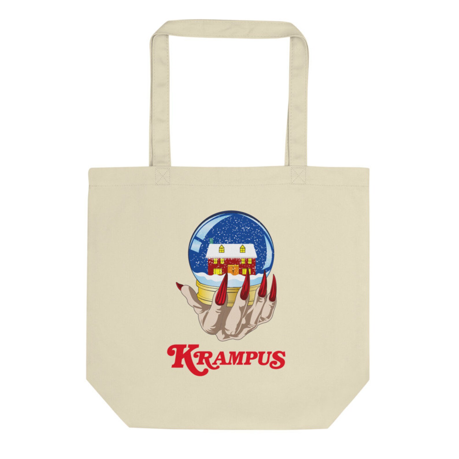 Krampus Tote Bag Horror Movie Art Eco Friendly Reusable Etsy