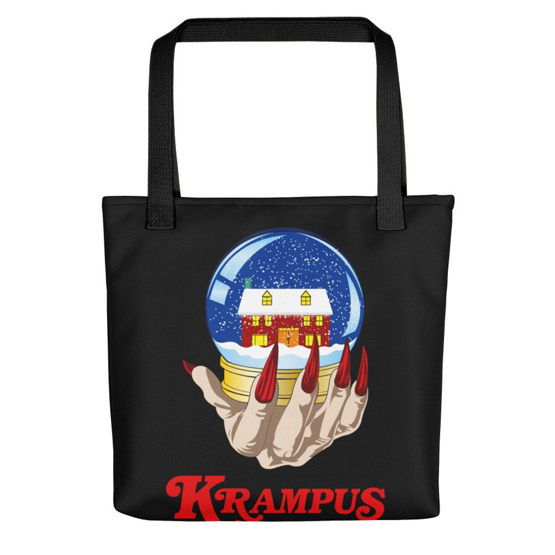Krampus Tote Bag Horror Movie Art Eco Friendly Reusable Etsy