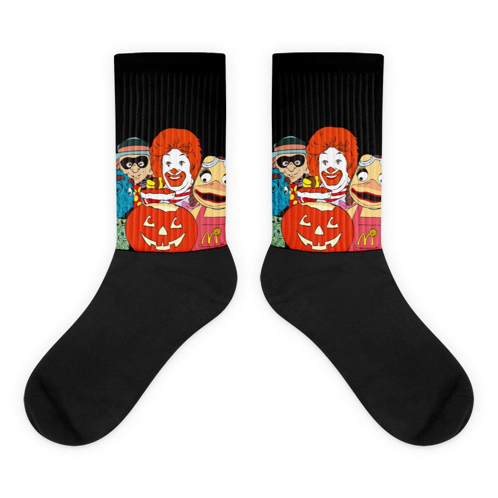 Halloween Art Socks 80s 90s Kids Nostalgia Tube Socks PF Etsy