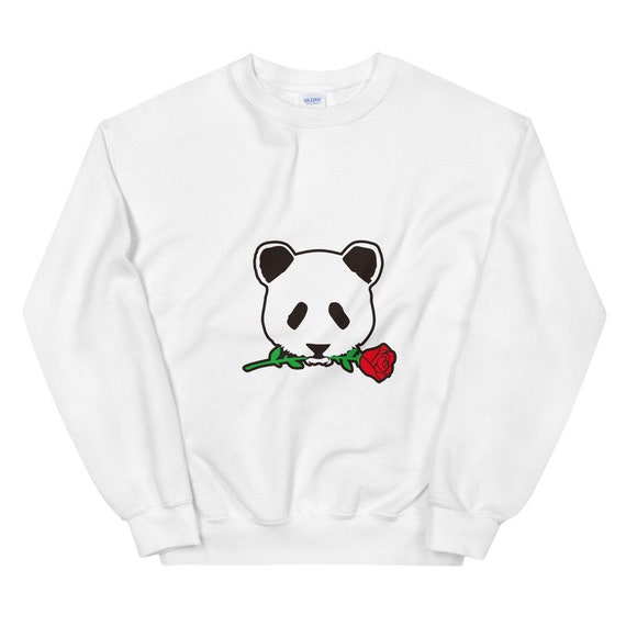 panda rose sweatshirt