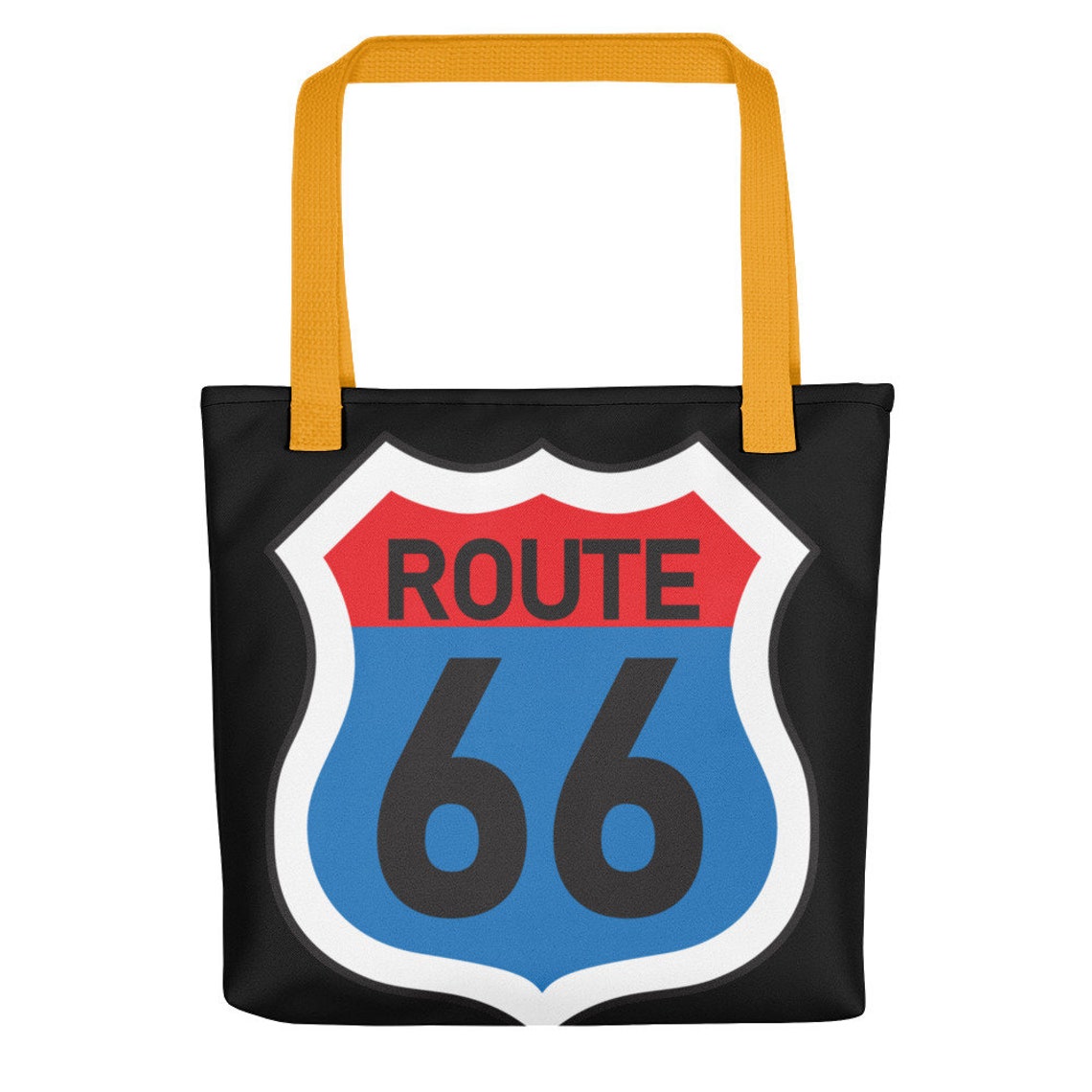 Route 66 Tote Bag Retro Vintage Style Eco Friendly Reusable Etsy