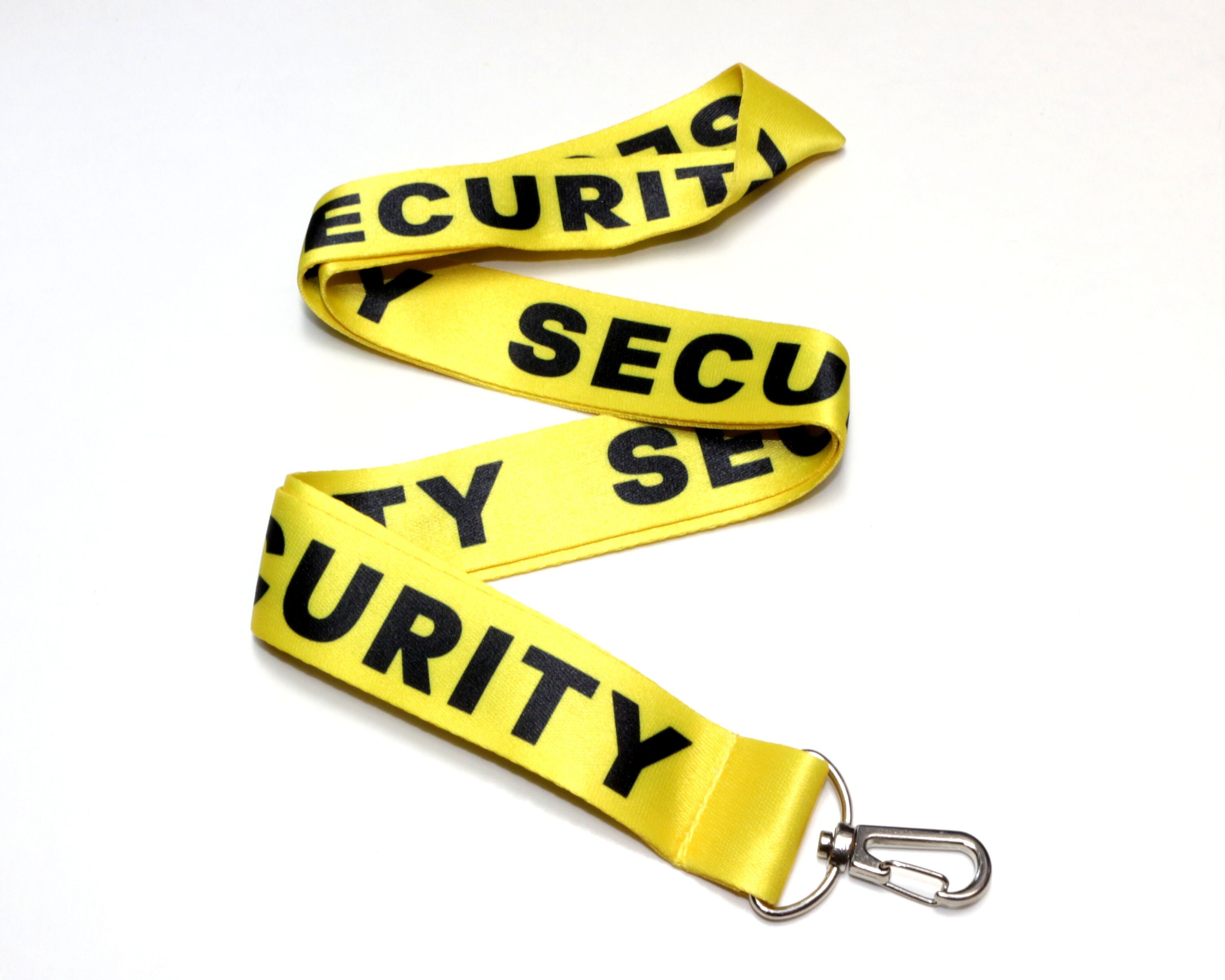 Black & Yellow SECURITY Official Lanyard for Badges ID Etsy