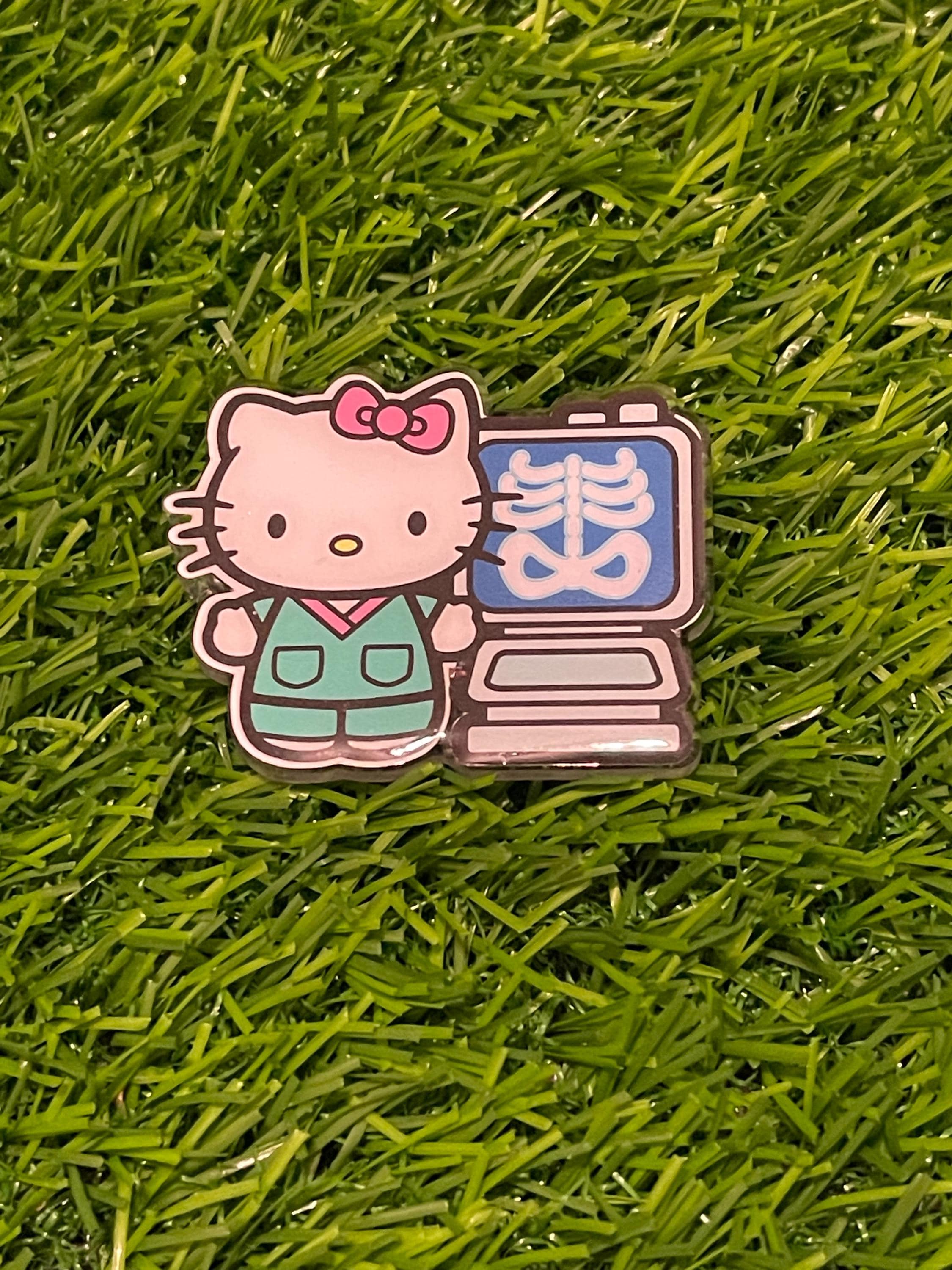 Hello Kitty Surgical Nurse Badge Reel: Medical Gift - Etsy