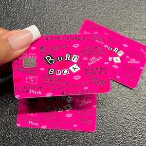 Burn Book Credit Card Skin