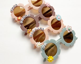 Children's Flower Personalized Sunglasses