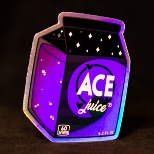 Ace Juice Holographic Sticker