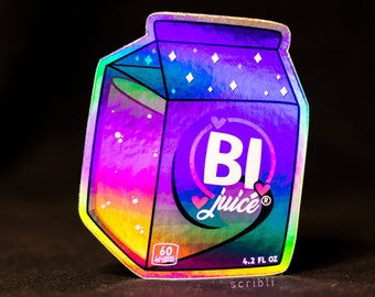Adesivo olografico Bi Juice