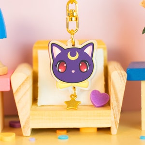 Luna Cat Acrylic Keychain