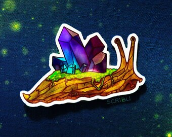 Adesivo olografico Crystal Moss Snail