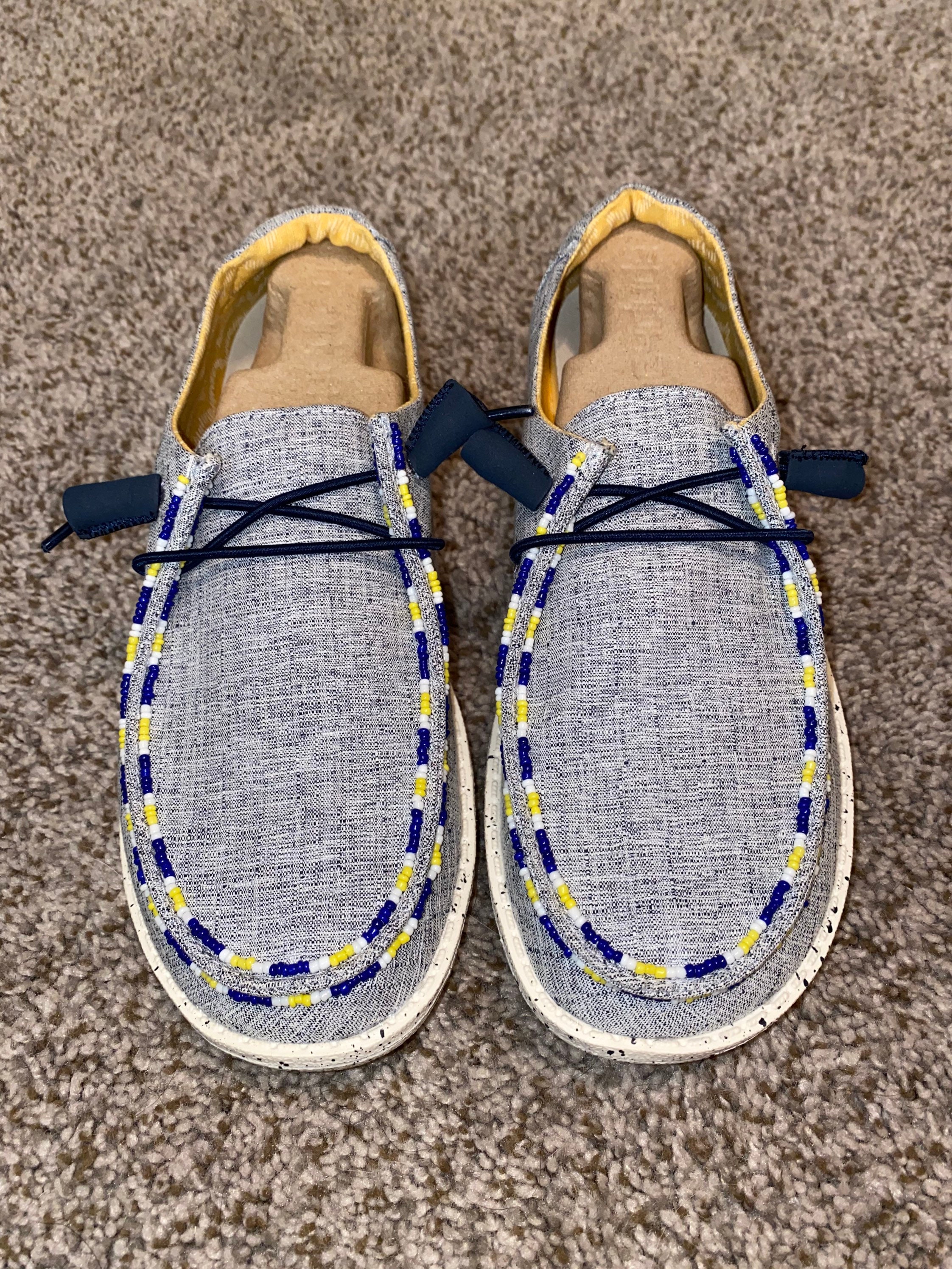 Beaded Hey Dudes COMPLETE CUSTOMIZATION can do any colors Etsy