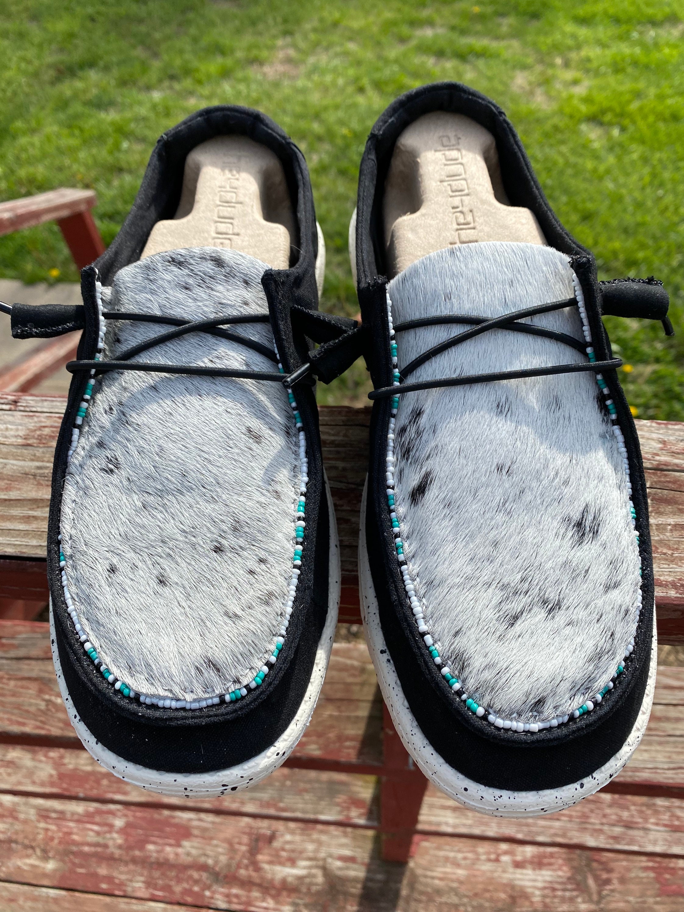 hey dudes with cowhide