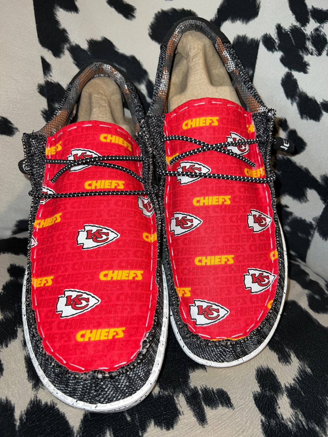 Kansas City Chiefs Hey Dudes KC Chiefs - Etsy