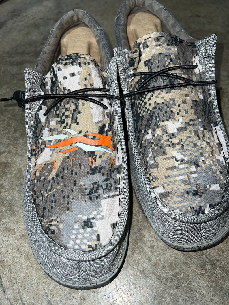 Sitka Camo Hey Dudes made to Order Etsy