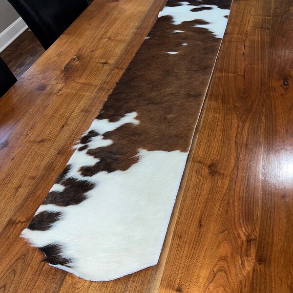 Cowhide Table Runner Etsy