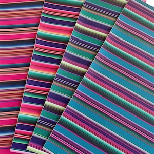 Serape faux leather sheets, Stripes, southwestern, faux leather, earring, bow material, diy bow supplies,