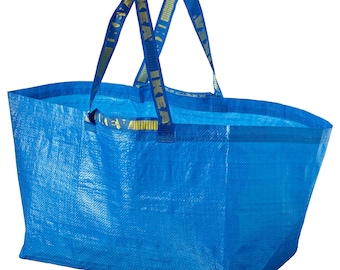 IKEA bag SOLUR Beach Bag Handy Travel Detachable Pocket Blue Green Orange Pink 