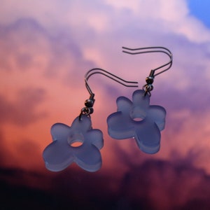 Le Fleur inspired laser cut acrylic earrings