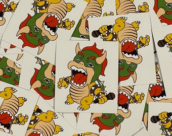 Crying Bowser Vinyl Sticker | Super Mario Movie Inspired