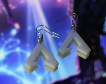 Apex inspired laser cut earrings