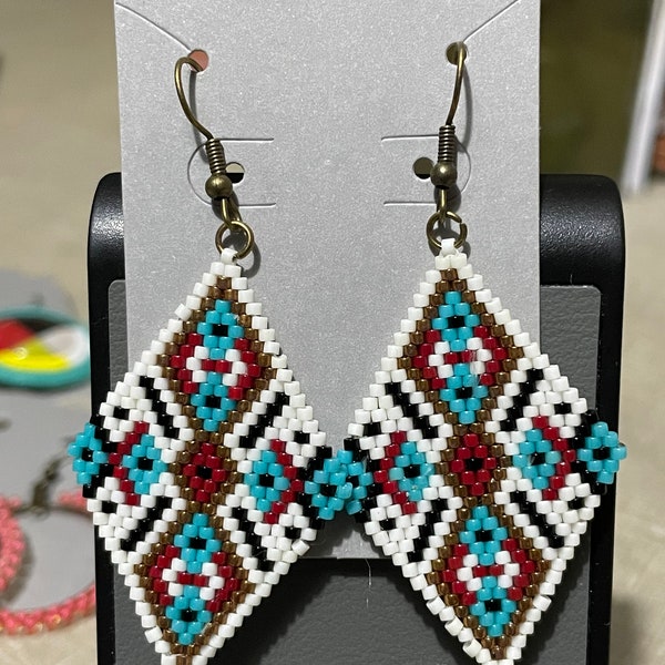 Native American beaded earrings