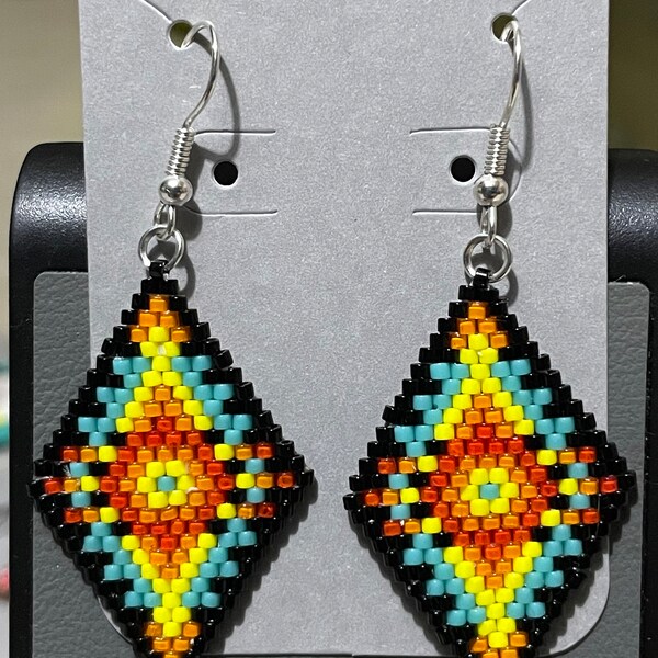 Native American beaded earrings