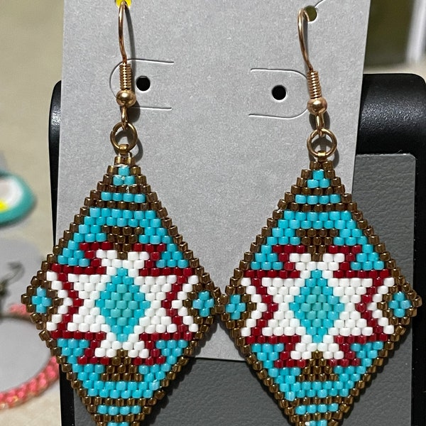 Native American beaded earrings