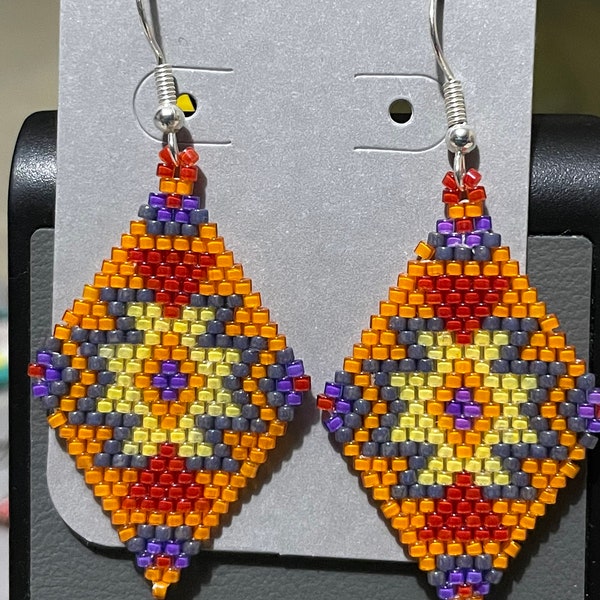 Native American beaded earrings