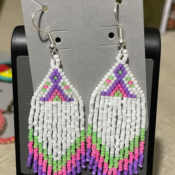 Native American beaded earrings