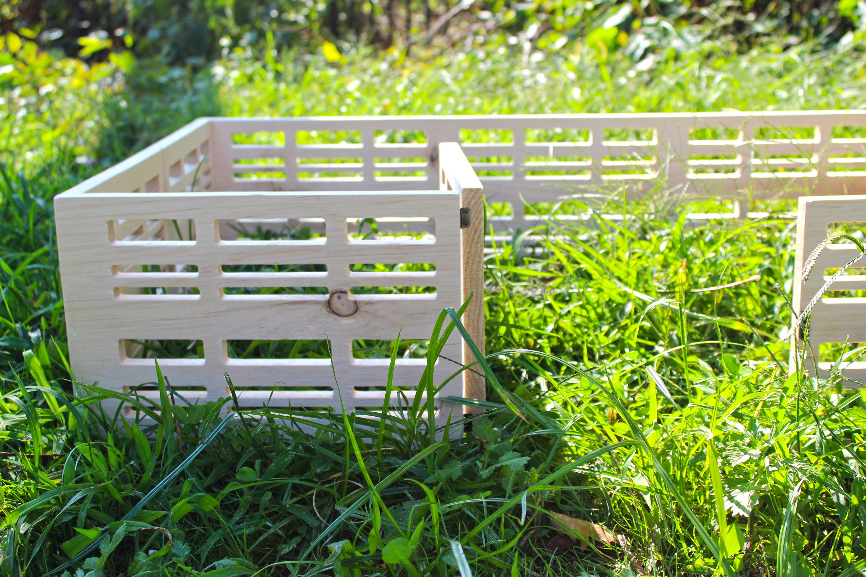 Premium Wooden Rabbit/guinea Pig Fence Enclosure Etsy Canada