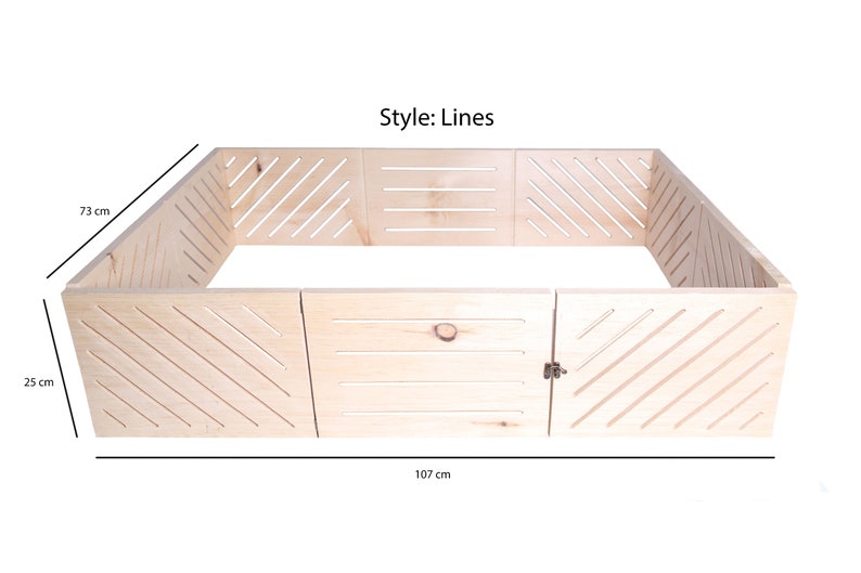 Premium Wooden Rabbit/Guinea Pig Fence Enclosure Etsy