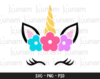 Download Unicorn Birthday Svg Etsy