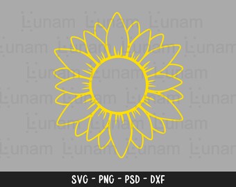 Download Sunflower Svg Etsy