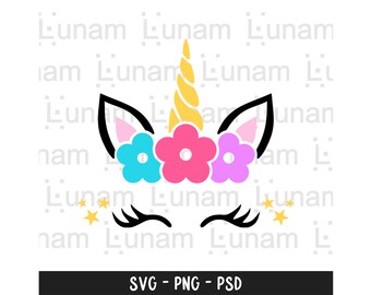 Download Unicorn Birthday Svg Etsy